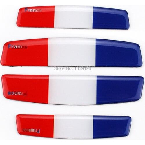 40 x Car Styling Door Edge Guard Protector Strips Anti-collision Anti-scratch Trim Door Edge Guard Stickers For France Flag