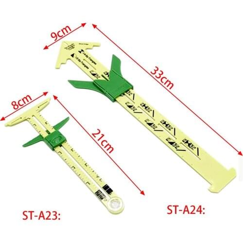 5-IN-1 SLIDING GAUGE No-Hassle Triangles Gauge (ST-A24) 5-IN-1 SLIDING GAUGE WITH Measuring Sewing Tool