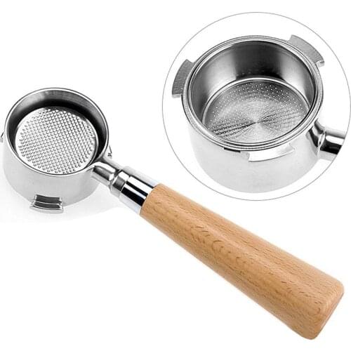 51mm Bottomless Coffee Machine Portafilter Filter Basket for Delonghi EC680/685 for Kitchen Dining Bar Tableware Drinkware tool