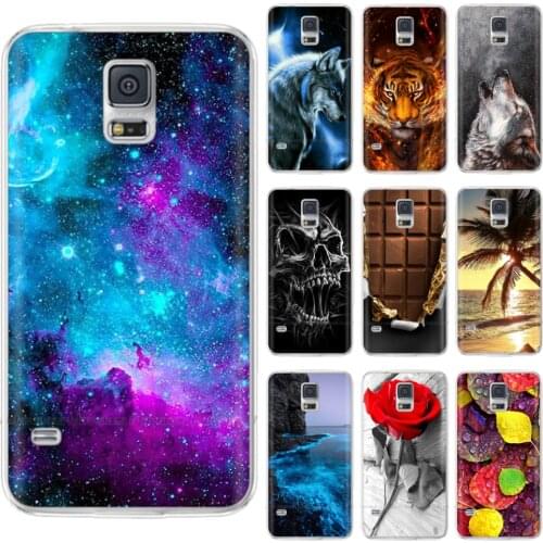 Case for Samsung Galaxy S5 Mini Cases Silicone Soft Tpu Back Cover on For Samsung Galaxy S5 S 5 I9600 SM-G900F Phone Shell Coque