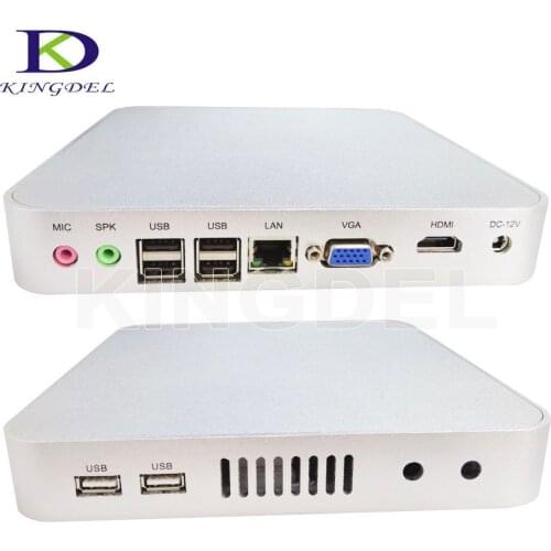 DDR3L RAM+MSATA SSD Intel Celeron 1037U/1017U mini linux computer Dual Core 1.8GHz 4*USB 3.0 HTPC WIFI 3D game computer micro PC