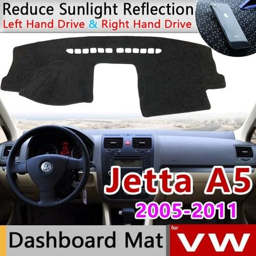 For VW Jetta 5 A5 MK5 2005 2006 2007 2008 2009 2010 2011 1K Anti-Slip Mat Dashboard Cover Pad Dashmat Accessories for Volkswagen