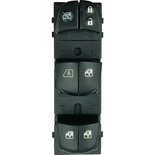 Esirsun Window Front Left Switch Button Fit For Nissan Tiida LHD 2011-2014,25401-3DF0B,254013DF0B