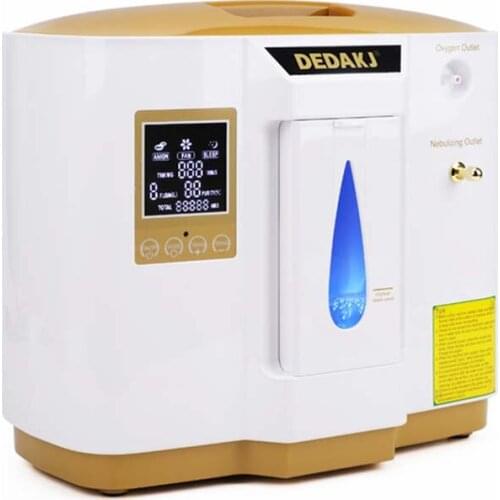 Dedakj DE-1LW 1l-7l Oxygen Concentrator Portable Home Care Oxygen Machine High Concentration Oxygen Generator Atomizer