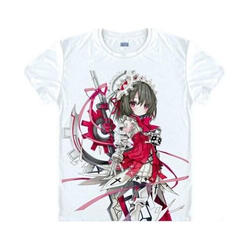New Clockwork Planet Cosplay T-shirt Fashion Naoto Miura AnchoR Anime men T Shirt milk fiber Short Sleeve Tops Tee