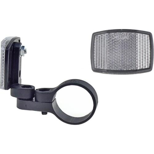 Bicycle Reflectors Front&Rear Kit Mountain Bike Bicycle Night Warn Plastic Plate