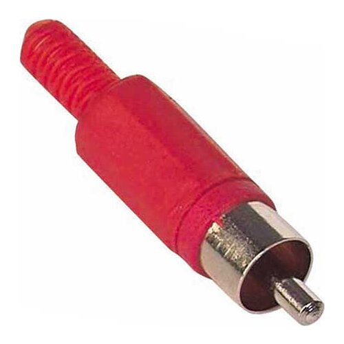 TOS PLUG PLASTIC MALE RED