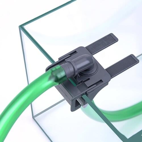 1Pc Plastic Aquarium Fish Tank Water Pipe Connector Fish Tank Mount Holder Inflow Outflow Stretchable Aquarium Accessories