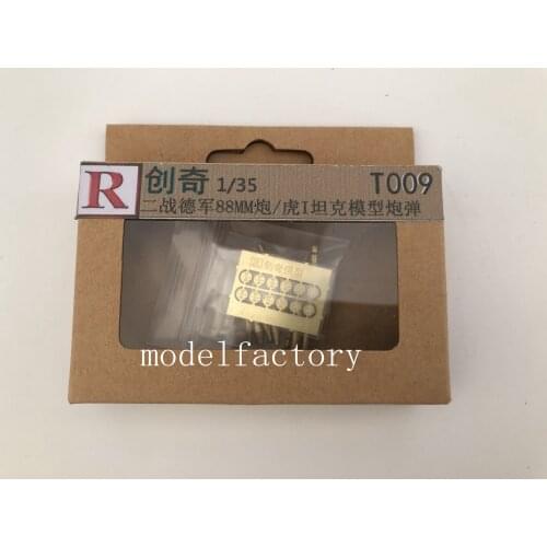 R Model #T009 1/35 Metal bullet For Sd Kfz 181 Tiger Tank 88mm Gun bullet