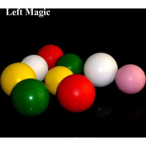 One to Four Balls Multiplying Billiard Balls (Soft,Dia 4.2cm ) Magic Tricks Magician Stage Illusion Gimmick Accessories Props