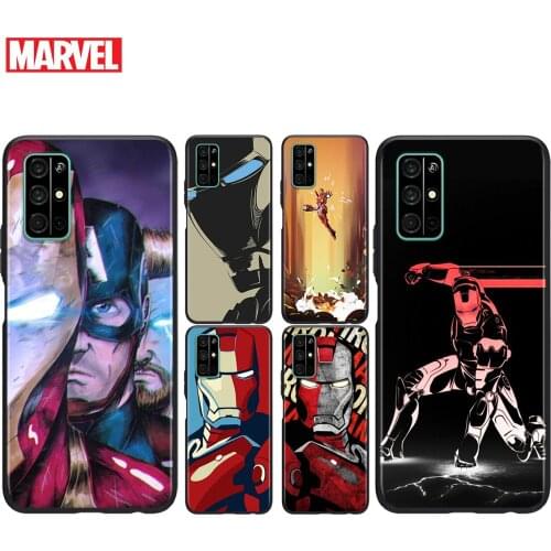 Silicone Cover Iron Man Mecha Marvel For Honor V30 View 20 V20 30i 30S 30 20S 20E 20i 20 Lite Pro Plus Phone Case