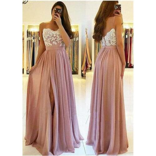 VANLYXCCI Womens Evening Chiffon Dresses