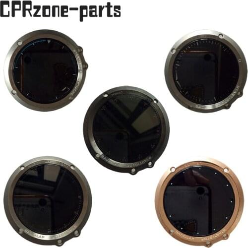 1.2" LCD display screen with front case cover frame For Garmin Fenix 3 Fenix3 GPS Watch Titanium Multi-sport Training watch