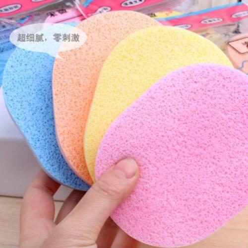 2pcs/lot Makeup Tools Accessories Cosmetic Puff Natural Seaweed Cleansing flutter wash face sponge Thickness 0.7cm/1.4cm