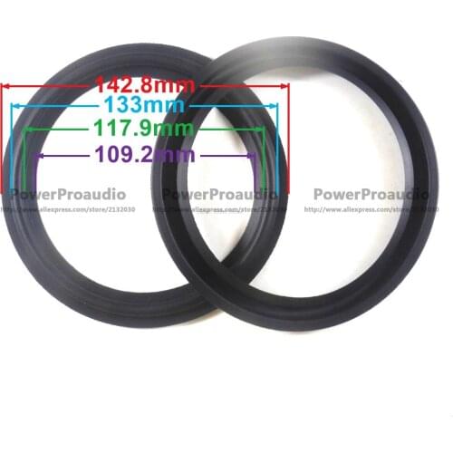 2pcs High quality 6Inch 6" Rubber surround DIY For Morel DSpeaker