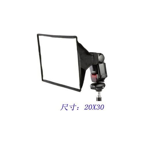 2020 new Diffuser Softbox 20 x 30cm Universal Foldable Flash Light Diffuser Softbox Soft box for Canon for Nikon DSLR Camera