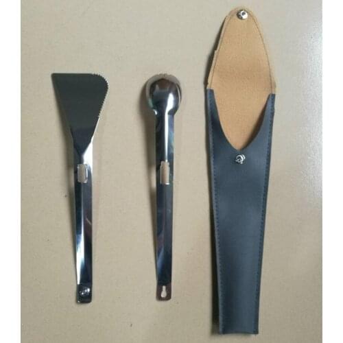 3 in 1 Stainless Steel Tongs Spatula Spork Multi Utensil Camping Picnic BBQ Spoon Fork Shovel Clip Home Use Outdoor Cooking Tool