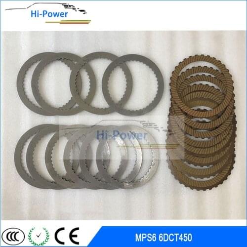 6DCT450 MPS6 Transmission Rebuild kit Clutch Friction & Steel Plates for Ford Mondeo & for Focus 6-Speed DSG Repair Kit Gearbox