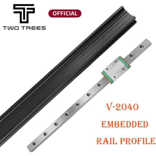 2040 V-SLOT ALUMINUM PROFILE+MGN 12C 12H 200/300/350/400/450/500MM LINEAR GUIDE FOR CNC LASER ENGRAVING MACHINE 3D PRINTER FRAME