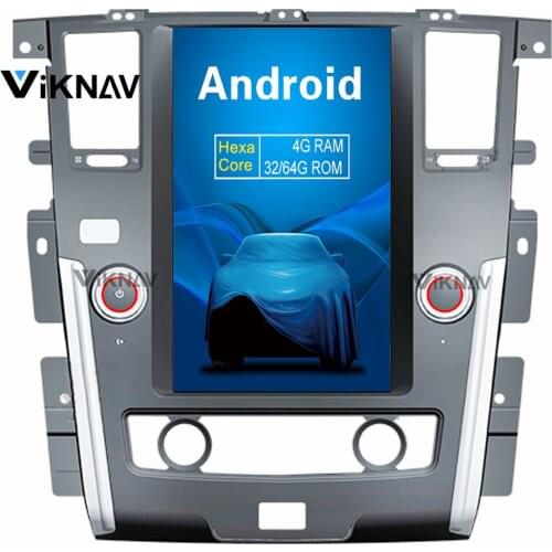 Two din car radio multimedia gps player for-nissan patrol 2016 2017 2018 2019 GPS navigation 13.6 inch screen dvd player