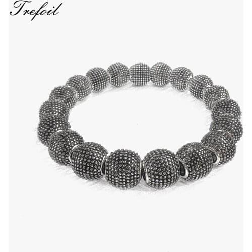 Strand Bracelet Beads Kathmandu, 2018 New Silver Fashion Jewelry Vintage Gift for Men Boy Women Girls Lady