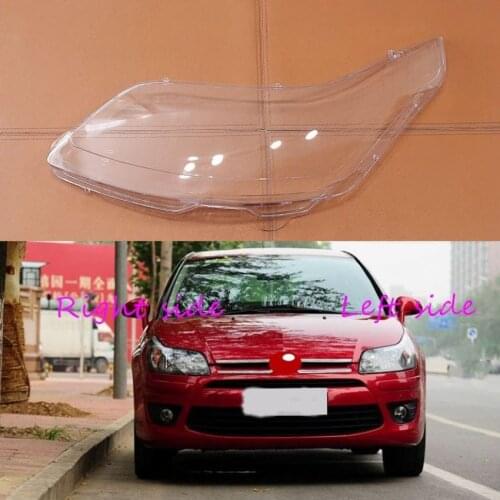 For Citroen C-Quatre Sedan 2008 2009 2010 2011 Car Headlight cover Headlamp Lens Auto Shell Cover
