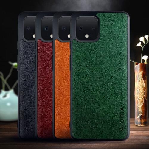 For Google Pixel 5 4 XL Case Luxury PU Leather Skin protective back cover case for Google Pixel 4A 4XL Pixel5 5XL phone Shell