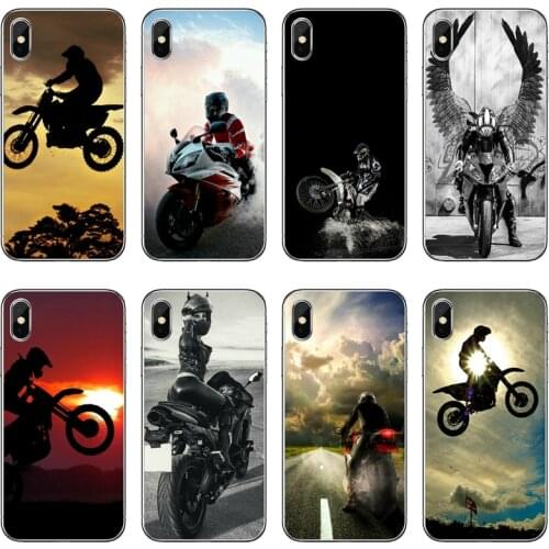 Moto Cross Motorcycle Sports Accessories phone Case For iPhone 12 11 Pro Max XS Max XR X 8 7 Plus 6 6S Plus 5 5S SE 2020
