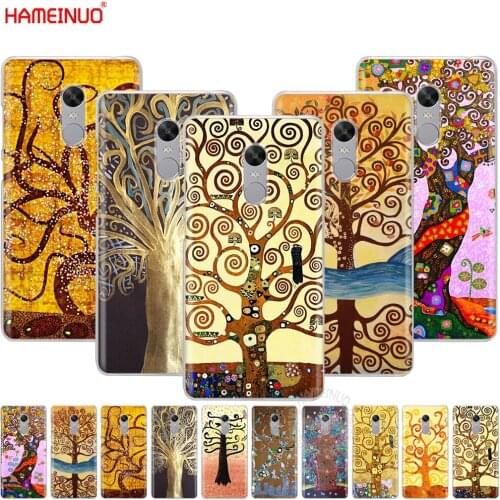 HAMEINUO Gustav Klimt Tree of life Cover phone Case for Xiaomi redmi 5 4 1 1s 2 3 3s pro PLUS redmi note 4 4X 4A 5A