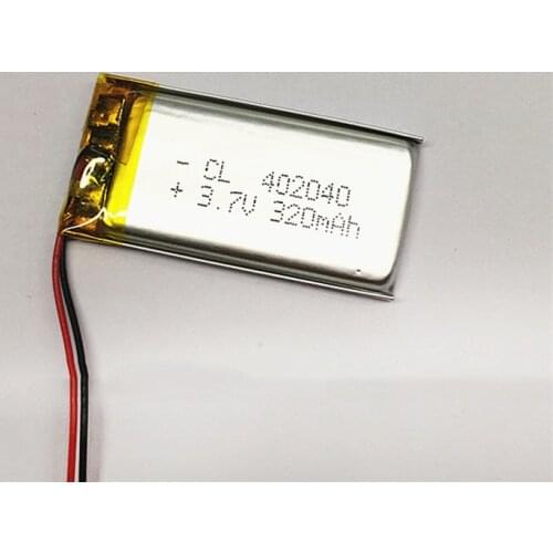 Dinto 402040 1pc 3.7V 320mAh Li-ion Li-polymer Battery Polymer Lithium Batteries Cells for Small Toys MP3 MP4 Cell Phone GPS