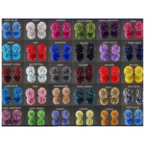 Hot DHL Free Best 10mm Micro Pave Disco Ball Bead Bead wlk9n lot jewelry DIY Beads For Bracelet Necklace crystal