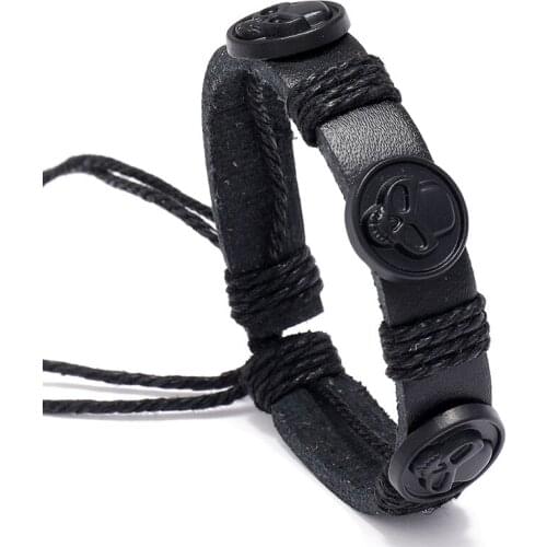 HXMENG Black Bracelets