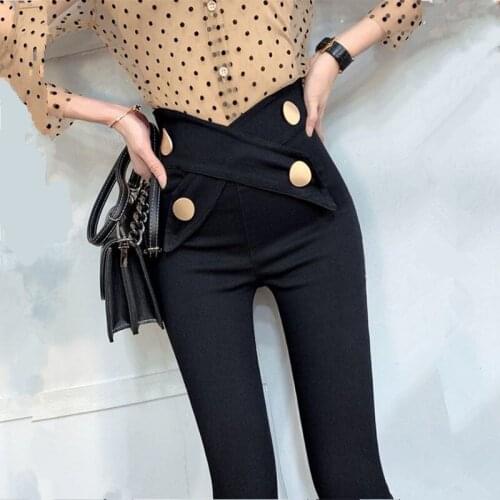 Women 2021 Spring Summer Fashion Thin Stretch Skinny Leggings Female High Waist Long Trousers Ladies New Slim Pencil Pants T178