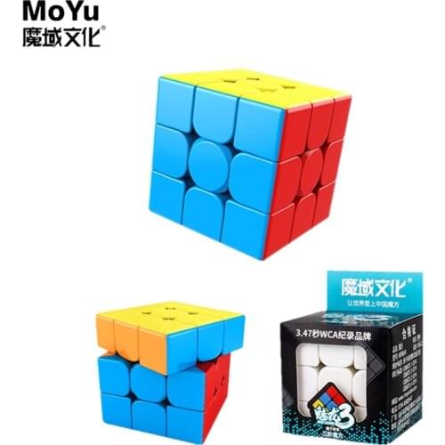 Moyu Meilong 3x3x3 Profissional magic cube 3x3x3 puzzle cube 3x3x3 speed cube game cube Educational toys for kids cubo magico
