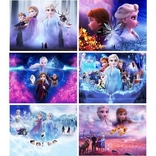 Disney Diamond Painting Ice Fairy Princess Diamond Embroidery Full Square Round Mosaic Cross Stitch Kits Kids Home Decor Gift