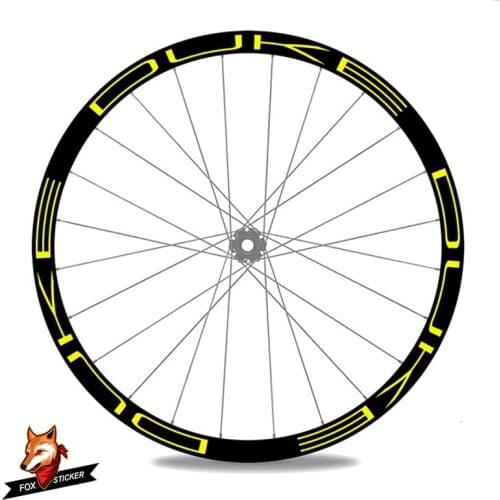 Road Bicycle Carbon Wheel Rim Sticker 24/30/38/40/50/55/60/80/88mm 26er 27.5er 29er MTB Bike Wheels Decal for Duke