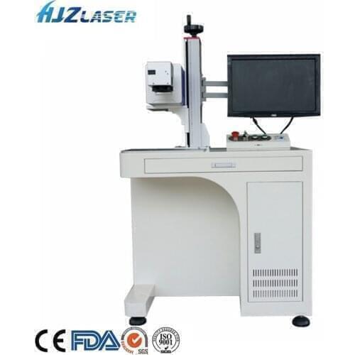 HJZ laser Tabletop Raycus 20W 30W 50W 100W Desktop Fiber Laser Marking Machine for Metal Stainless Steel