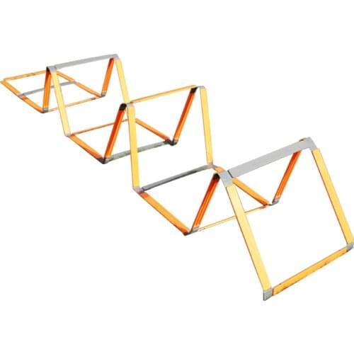 Factory wholesale high quality new type adjustable soccer training agility ladder football outdoor agility ladder with box