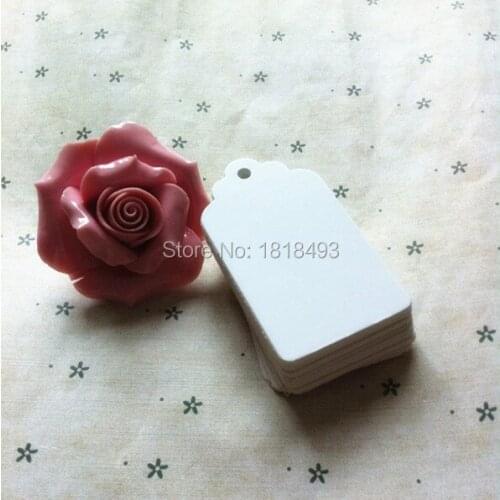 Wholesale 350GSM Cardboard Blank White Retro Gift Swing tag 4x7cm,500pcs/lot Free shipping,DIY kraft paper top quality hang tag