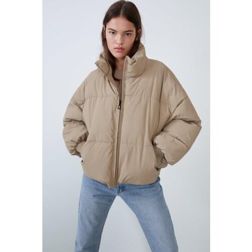 Women Parkas Winter Euro-America Style Solid Zipper Full Thick Office Lady Women Coat Winter Jacket Women Simple