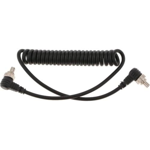 Flash Light Spring PC Sync Cable 2.5mm to Male Flash Plug 30-100cm for Photography Studio Camera Flash Trigger Accessories Wire