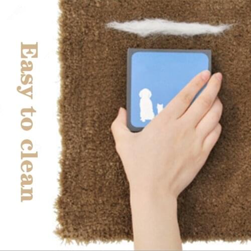 Static Electricity Animal Cat Dog Brush Foam Sponge Pet Hair Fur Remover Cleaner Household Car Seats Beds Mats Cleaning Tools