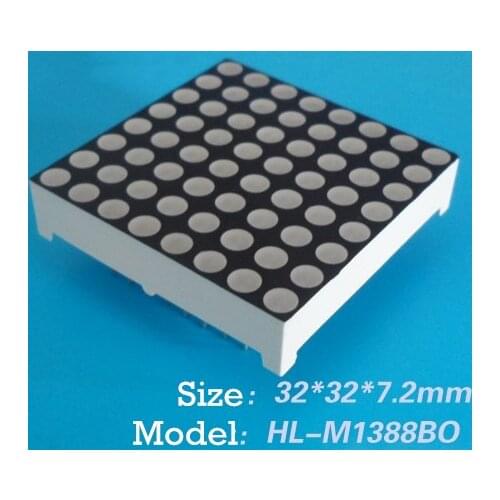 LED Dot Matrix Orange Dot Matrix module 3.0 dot matrix 1388 dot matrix 88 dot matrix 1088 dot matrix
