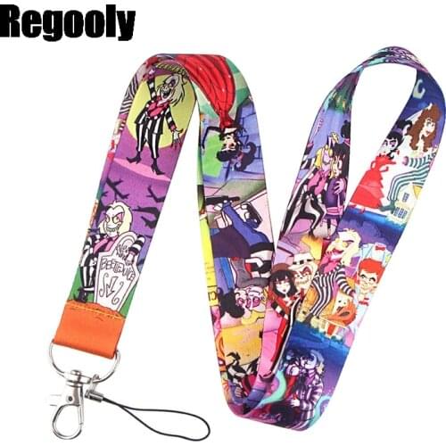 Tim Burton horror movie Cell Phone Neck Wrist Strap Lanyard For i ID Card Badge Holder Key Cord Keycord