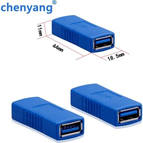 1pcs High Speed USB 3.0 A type Female to Female Cable Adapter F/F USB Extension Cable Connector Support USB 2.0 HY571