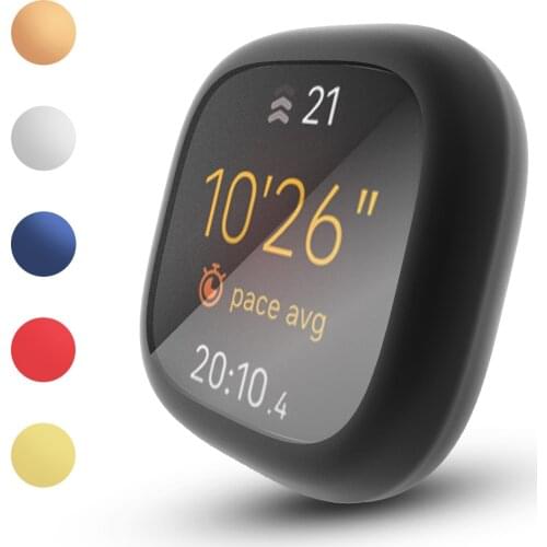 Matte Tpu Cover for Fitbit Sense Versa 3 2 Watch Case Versa3 Screen Protector Shell Exquisite Soft Frosted Thin Bumper