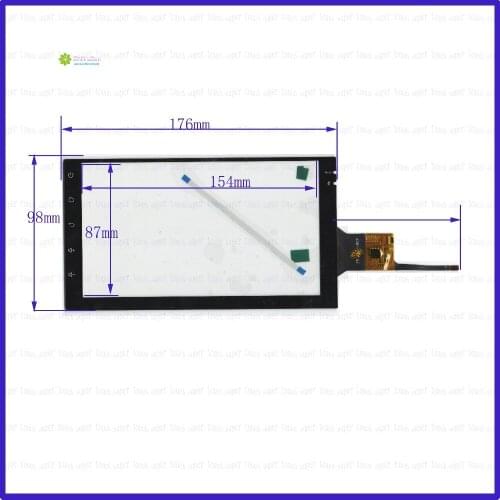 ZhiYuSun YDT-1366AO 7inch Capacitive screen For GPS CAR 176mm*98mm Touchsensor glass YDT-1366 A0