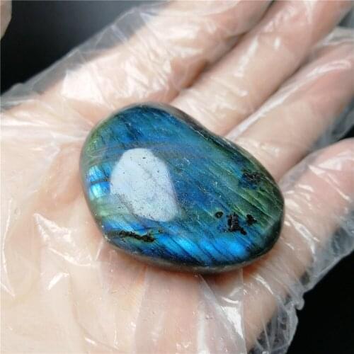 1 Pc 15-75g Natural Labradorite Hand Carved Heart-Shaped Reiki Crystal Love Heart as wedding gifts for guests