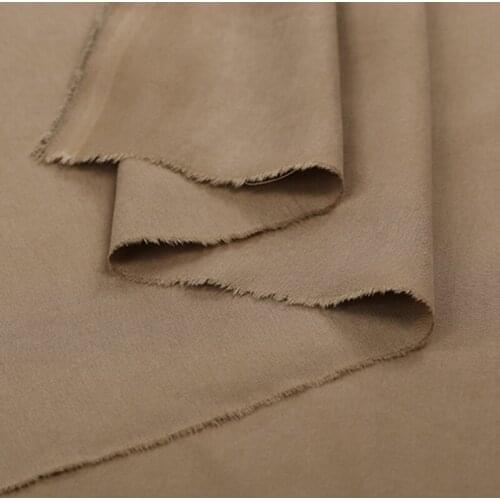140CM Wide 220-260G/M Solid Color Water Wash Cotton Fabric for Summer and Spring Dress Shirt Pants Clothes E1193