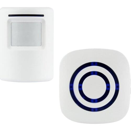 Wireless Motion Sensor Detector Gate Entry Door Bell Welcome Chime Alert Alarm EU/US Plug For Choose R02 Drop ship